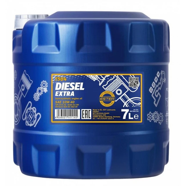 Mühərrik yağı Mannol Diesel Extra 10W-40 7L Special