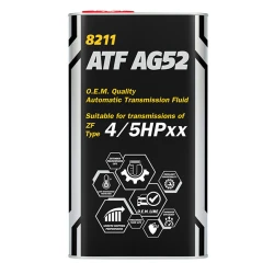 Sürətlər qutusu üçün yağ Mannol ATF AG52 Automatic Special Metal 4 lt
