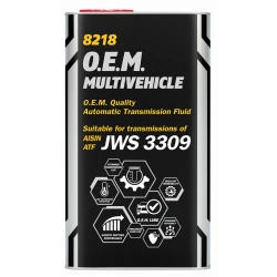 Sürətlər qutusu üçün yağ Mannol ATF Multivehicle Aisin Warner JWS 3309 Metal 4 lt