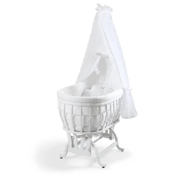 Кроватка-качалка Tahterevalli Luna 70613 Белая