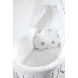 Кроватка-качалка Tahterevalli Luna 70613 Белая