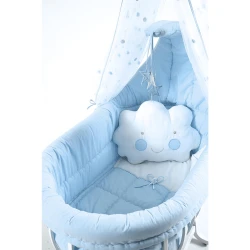 Кроватка-качалка Tahterevalli Luna 70614 Синяя