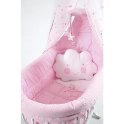 Кроватка-качалка Tahterevalli Luna 70615 Розовая