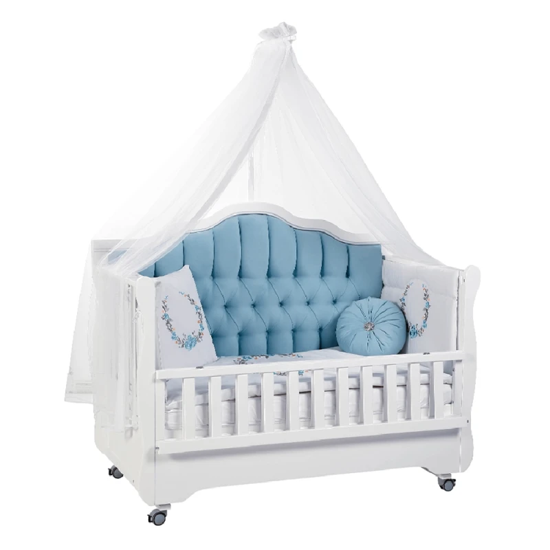 Кроватка-качалка Tahterevalli Paris 85726 Синяя