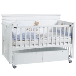 Кроватка-качалка Tahterevalli Sutton 94059 Белая