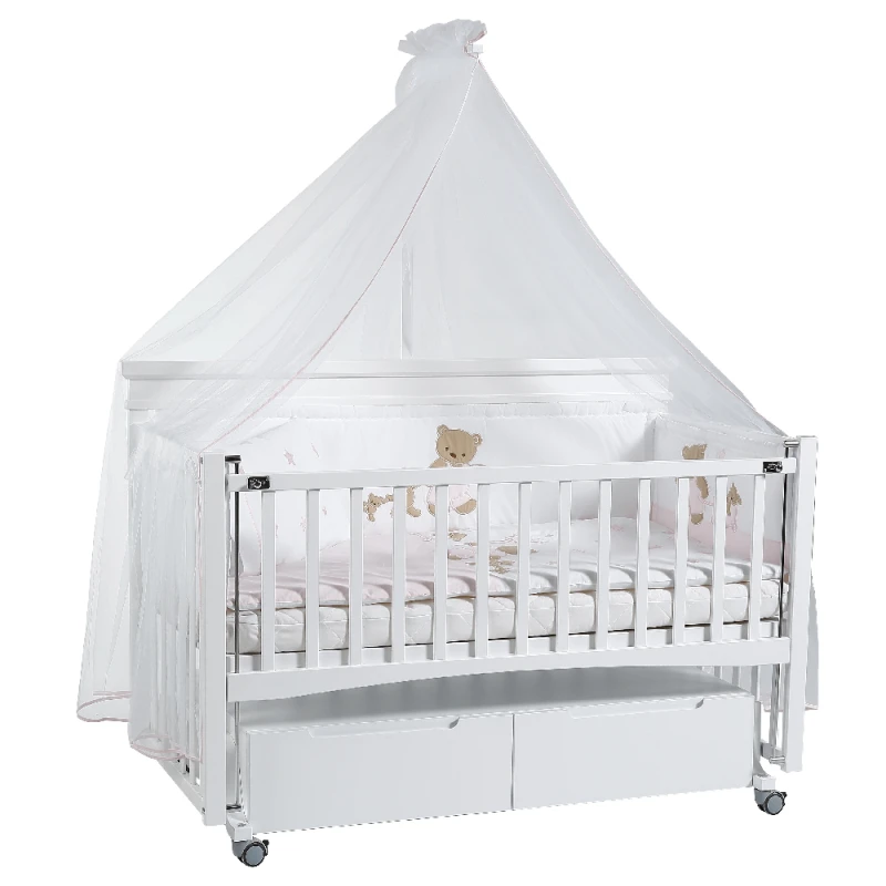 Кроватка-качалка Tahterevalli Sutton 96203 Белая