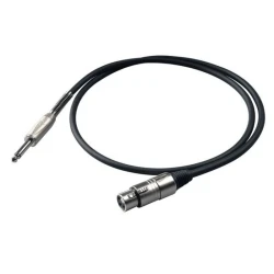 Кабель Proel BULK200LU5 6.3 mm mono jack - XLR female / 5 m