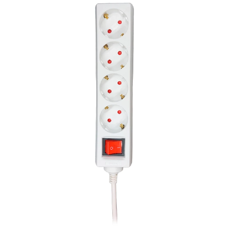 Удлинитель Voltam 1.5 м VP-04 4 Way Germany Type Power Strip