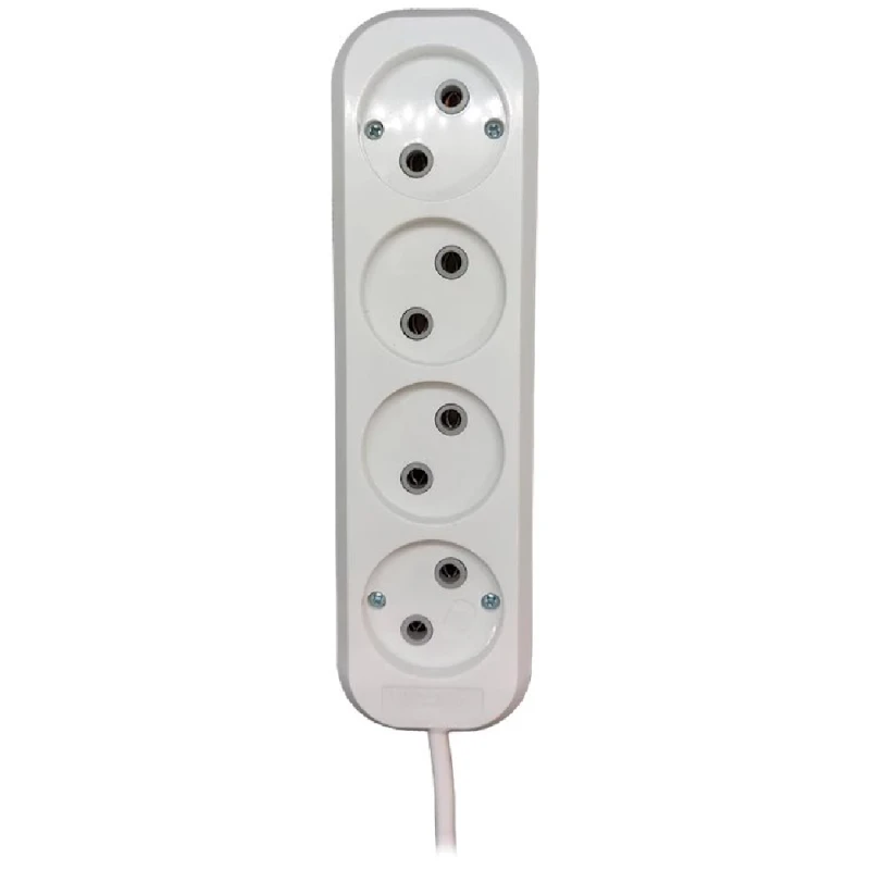 Uzadıcı Voltam 3 m VP-17 4 Way Holland Type Power Strip Without Switch