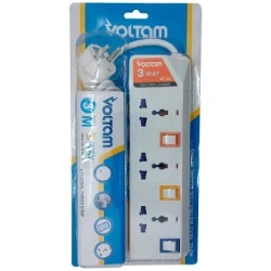 Uzadıcı Voltam 3 m VP-29 3 Way Universal Type Power Strip
