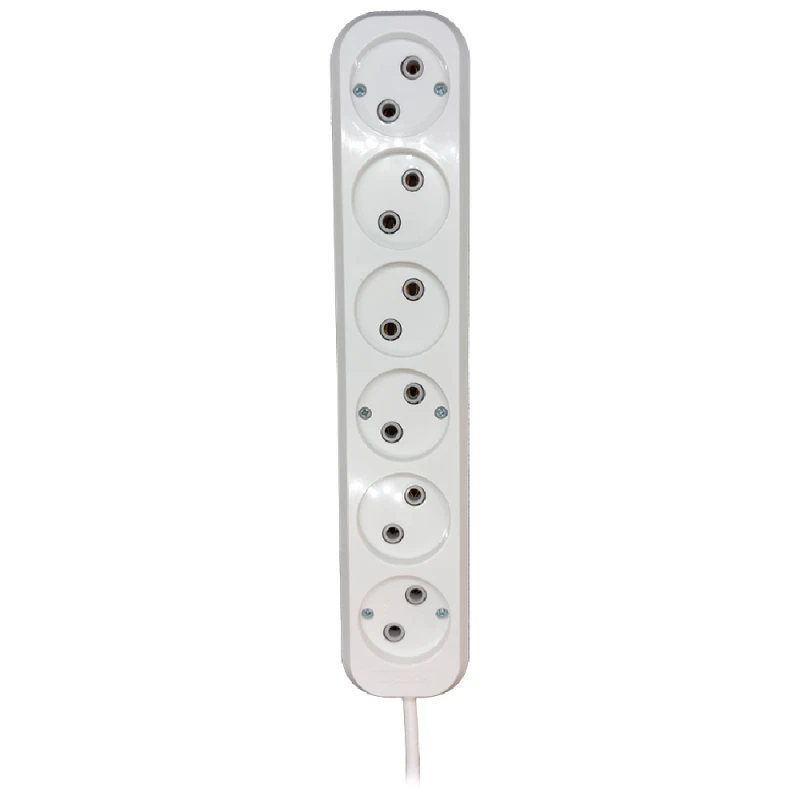 Uzadıcı Voltam 5 m VP-24 6 Way Holland Type Power Strip Without Switch