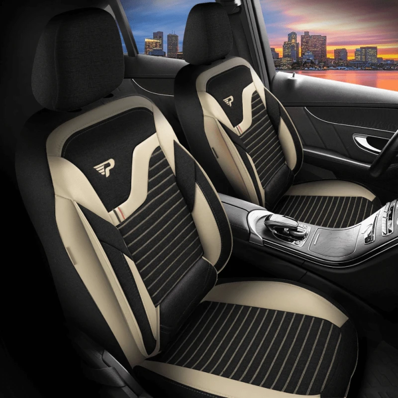 Oturacaq örtükləri Panda Boston Series Beige/Black