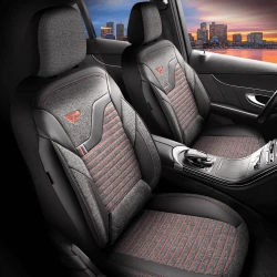 Чехлы на сиденья Panda Boston Series Серо-красные