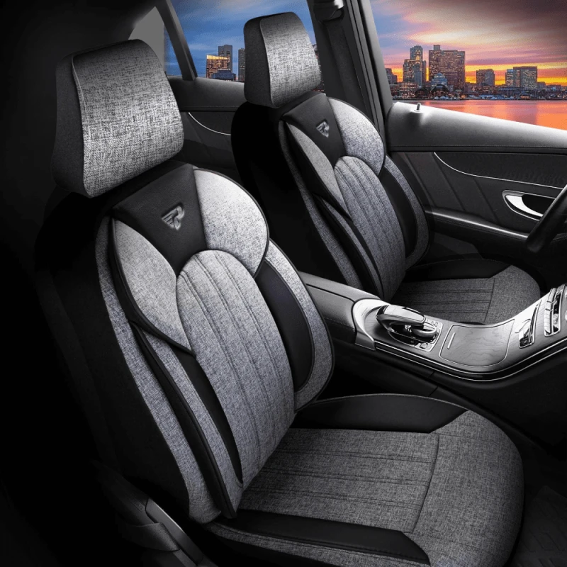 Oturacaq örtükləri Panda Marsel Series Grey/Black