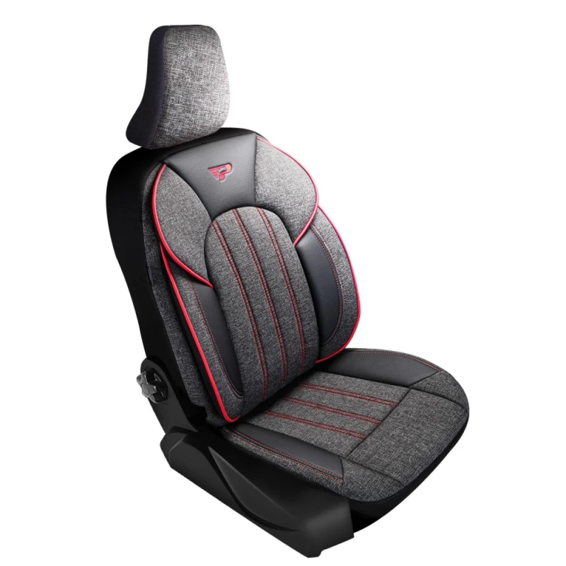 Oturacaq örtükləri Panda Marsel Series Black/Red