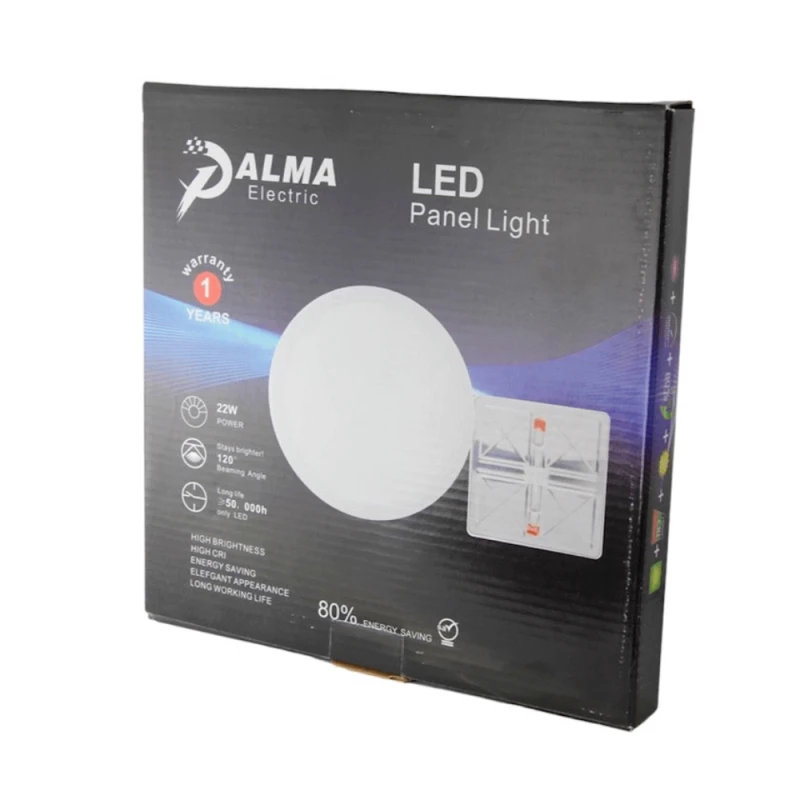 Spot Palmamax kvadrat10 W 6500 K Ağ