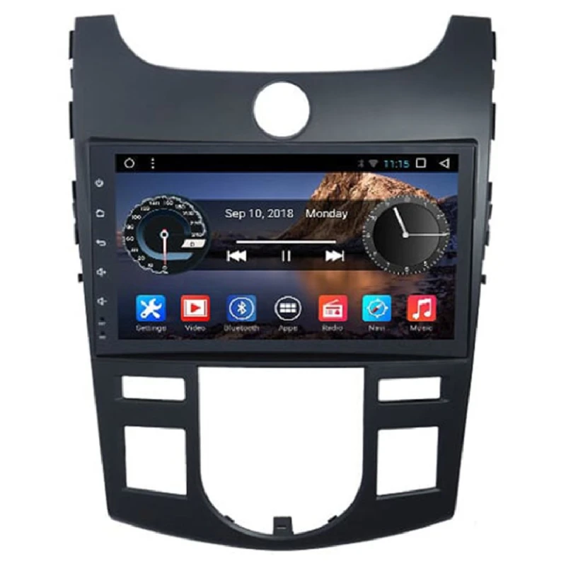 Автомобильный Монитор Android King Cool T18 2/32GB DSP & Carplay Для Kia K3 2009-2012 (Climate Control)