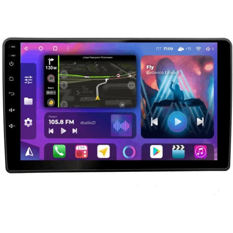 Android Car Monitor King Cool T18 2/32 GB DSP & Carplay for Nissan Sunny 2006-2012