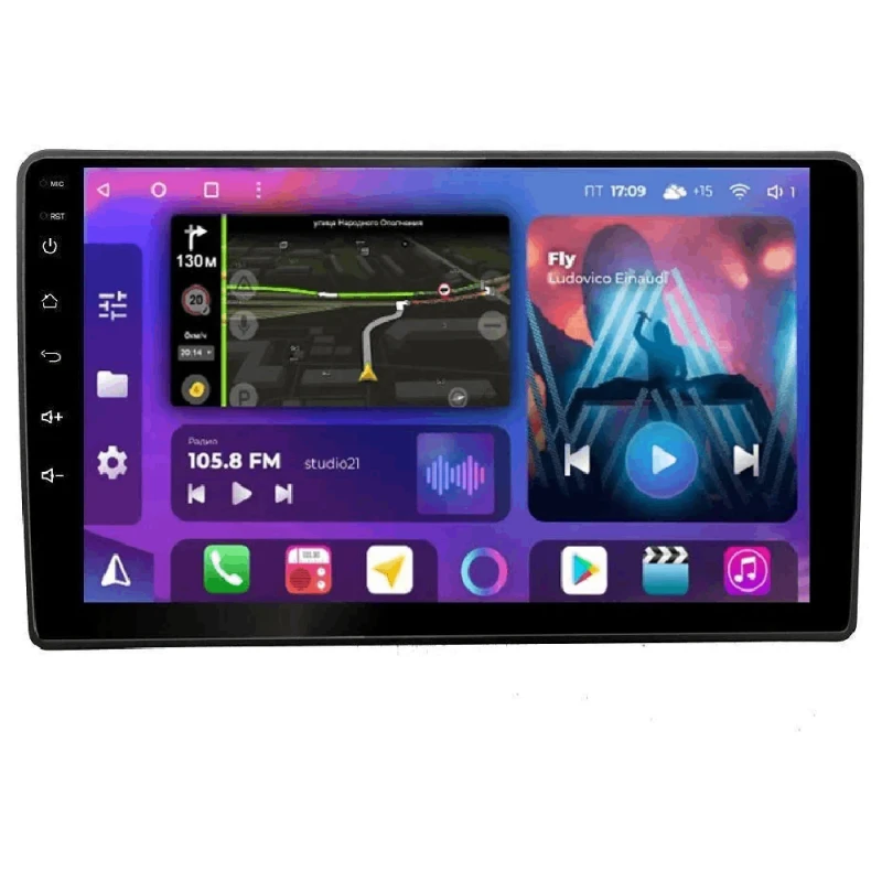 Android Car Monitor King Cool T18 2/32 GB Dsp & Carplay for Lexus RX 330 2005-2009