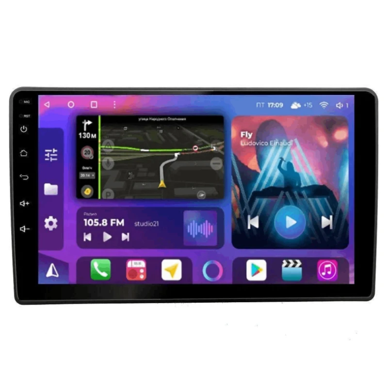 Android Car Monitor King Cool T18 4/64 GB DSP & Carplay for Nissan Sunny 2006-2012