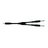 Y-образный кабель Proel BULK505LU18 3.5 mm Stereo Jack - 2 X 6.3 mm Mono Jack