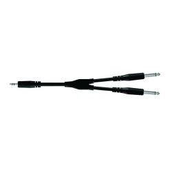 Y-образный кабель Proel BULK505LU18 3.5 mm Stereo Jack - 2 X 6.3 mm Mono Jack