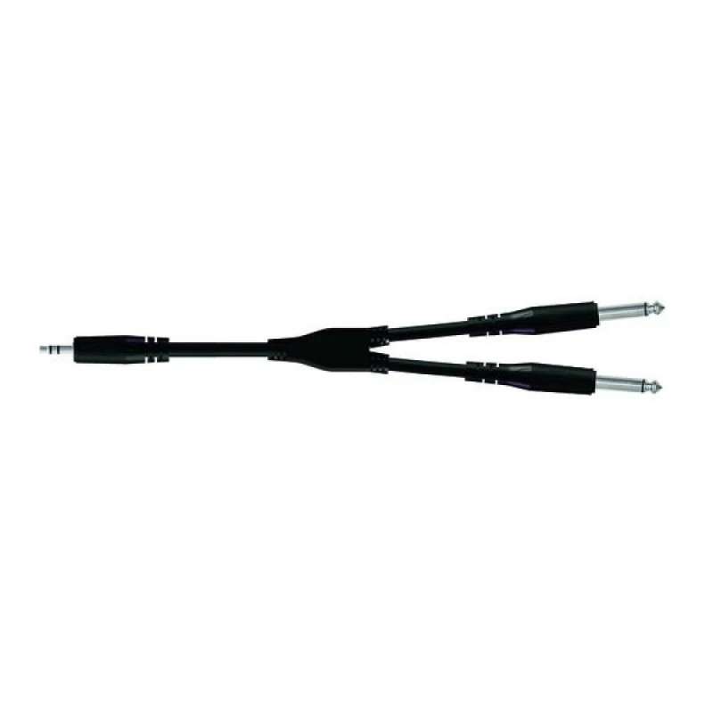 Y-образный кабель Proel BULK505LU18 3.5 mm Stereo Jack - 2 X 6.3 mm Mono Jack