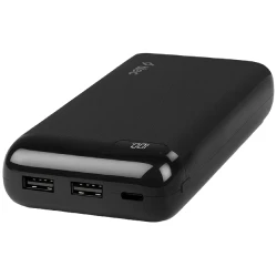 Внешний аккумулятор Powerbank Ttec PowerSlim LCD 20000 mAh Внешний аккумулятор Powerbank С USB-C Входом/Выходом / 2BB184S