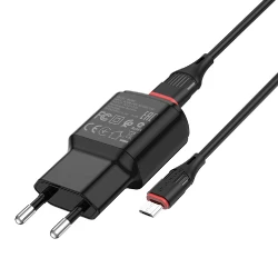 Borofone Orion Charger + Cable Micro BA48A Black