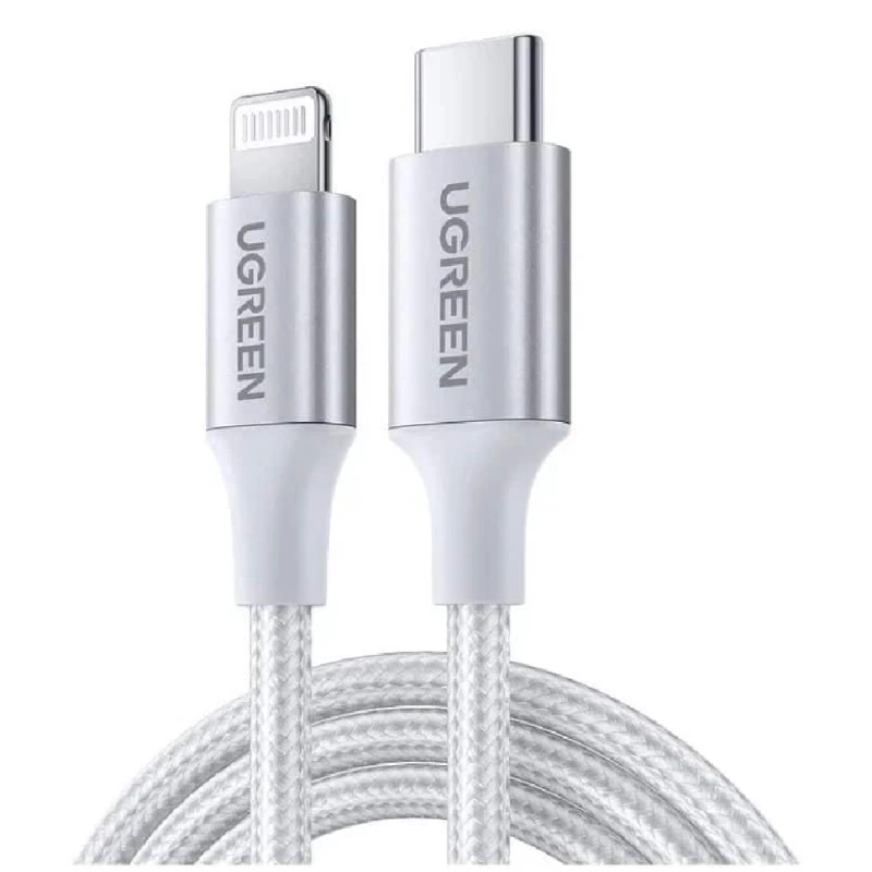 Cable Ugreen USB-C TO Lightning 2M SILVER / US304-70525