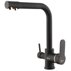 Mətbəx kranı Rivana SDF200 Sedef Black