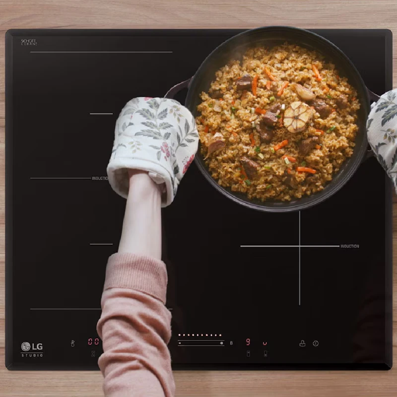 Индукционная плита LG HU642VH.CBKUCIS