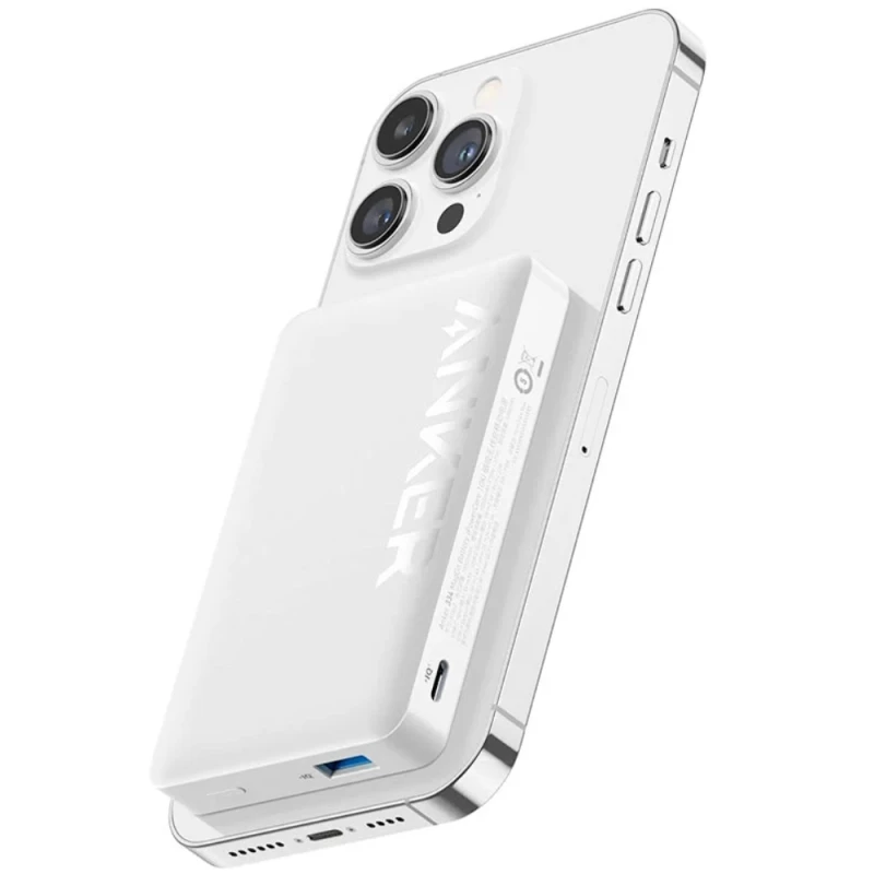 Anker Powerbank 334 Magnetic 10000 mAh White / A1642H21