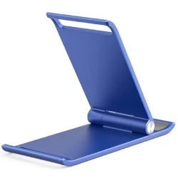 Porodo alum alloy foldable mobile stand Blue / PD-ALFMB-BU