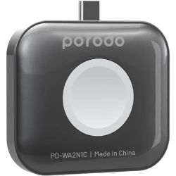Porodo 2 in 1 Aplle Watch Adn Airpod Charger With TYPE-C Connector Grey PD-WA2N1C-GY