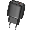 Porodo 20W dual charger EU Black / PD-20WACEU-BK