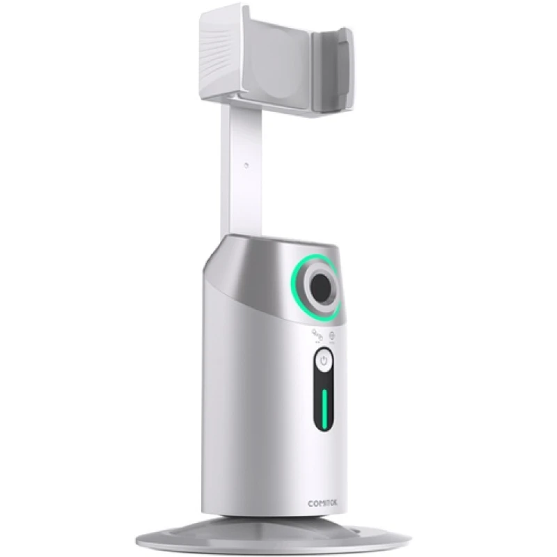 Porodo gimbal with ai face tracking gesture recognition with remote controller WH / PD-GAIFTGR-WH