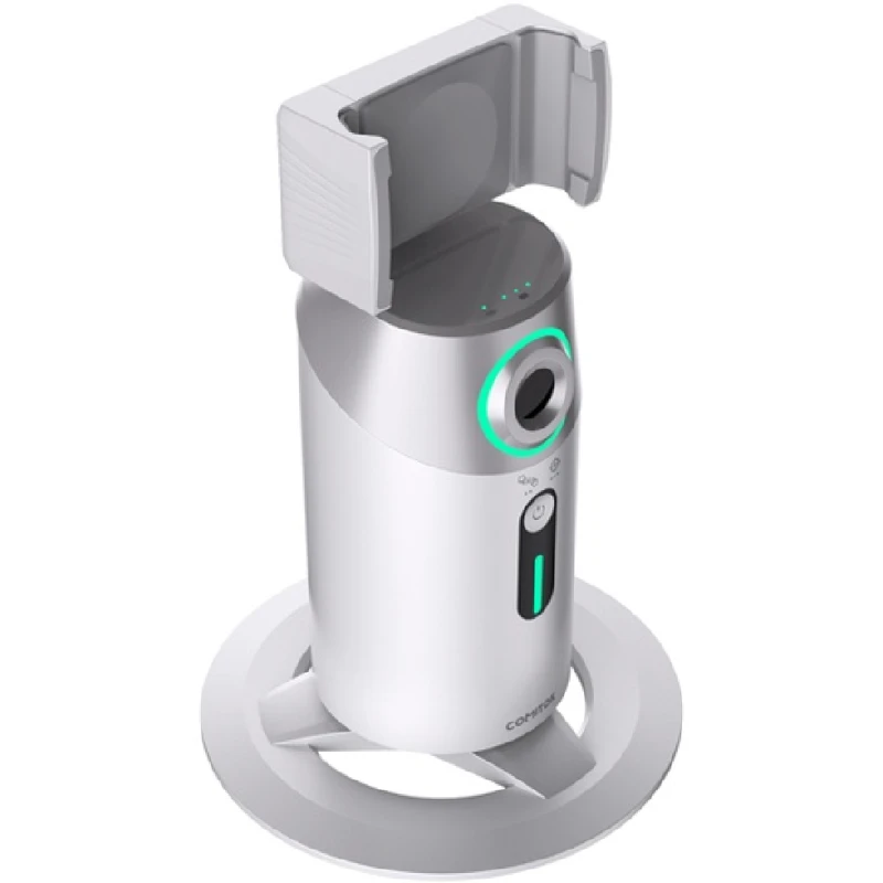 Porodo gimbal with ai face tracking gesture recognition with remote controller WH / PD-GAIFTGR-WH