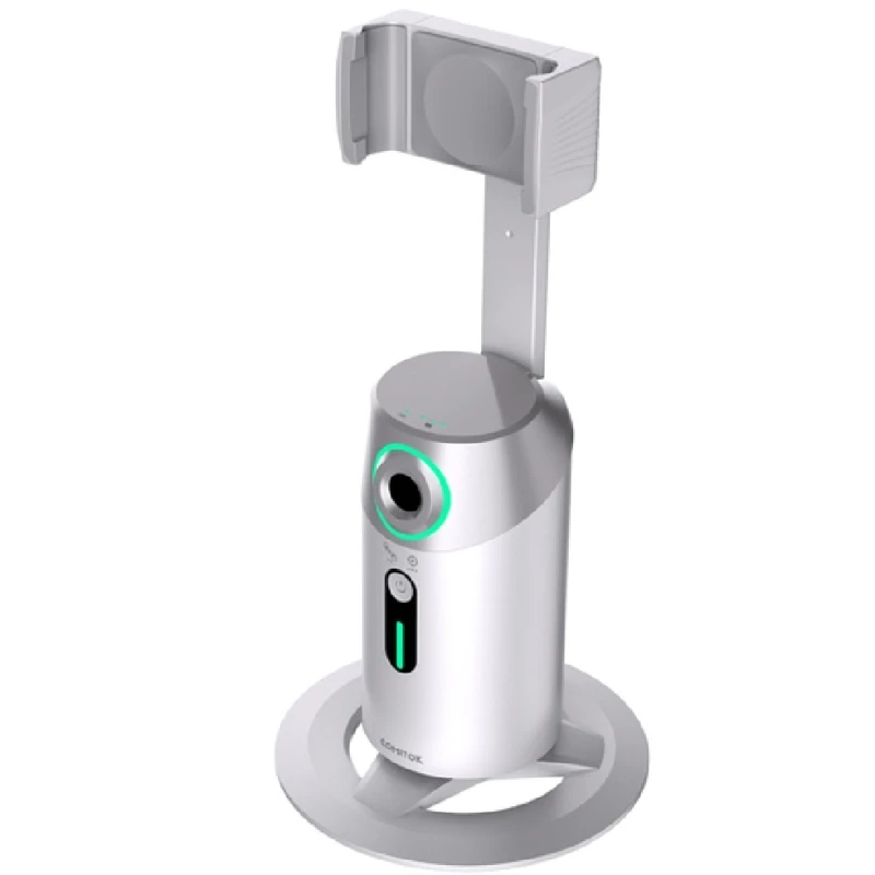 Porodo gimbal with ai face tracking gesture recognition with remote controller WH / PD-GAIFTGR-WH