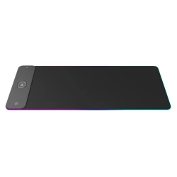Porodo Gaming Mousepad With 15W Wireless Charger RGB Black / PDX115-BK