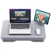 Green Lion Multi-Functional Cushioned Lap Desk 17 Gray / GNMULFLAPDKGY