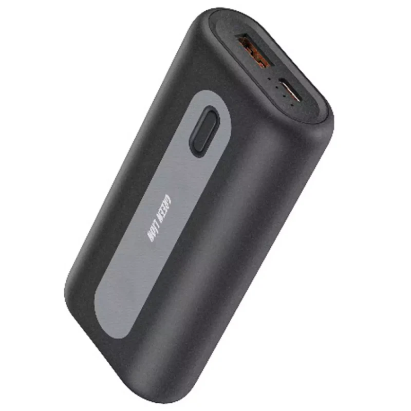 Внешний аккумулятор Powerbank Green Lion 2IN1 10000 mAh с Беспроводной Зарядкой для Часов 2.5W Черный / GN2N1OPB10KBK