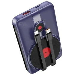 Внешний аккумулятор Powerbank Green Lion 2IN1 MagSafe 10000mAh PD 20W QC3.0 22.5W Фиолетовый / GN2INMGPB10PL