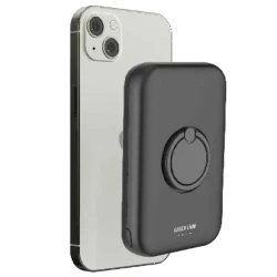 Green Lion Power Ring Fast Charging Powerbank 5000 mAh PD 20W Black / GNPRINGPB5KBK