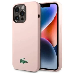 Qoruyucu örtük Lacoste MagSafe Silicone iPhone 15 Pro Max Pink LCHMP15XSLOI