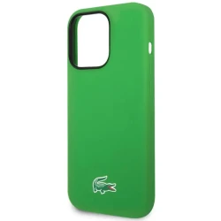 Qoruyucu örtük Lacoste MagSafe Silicone iPhone 15 Pro Green LCHMP15LSLON