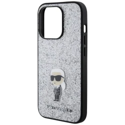 Qoruyucu örtük Karl Lagerfeld Fixed Glitter iPhone 15 Pro Max KLHCP15XGKNPSG