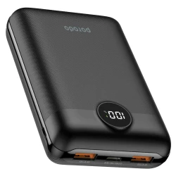 Внешний аккумулятор Powerbank Porodo Super Compact 20000 mAh PD 20W QC3.0 Черный PD-PBFCH007-BK