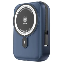 Power Bank Green Lion Monaco MagSafe 10000 mAh Dark Blue GNMPB10KTCDBL