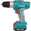 Дрель-шуруповерт Total TDLI1222 (CASE+2X1.2)